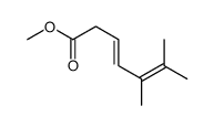methyl 5,6-dimethylhepta-3,5-dienoate结构式