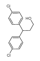 3,3-bis-(4-chlorophenyl)propan-1-ol结构式