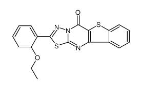 2-(2-Ethoxyphenyl)-5H-(1)benzothieno(3,2-d)-1,3,4-thiadiazolo(3,2-a)pyrimidin-5-one Structure