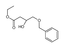 ethyl (3S)-3-hydroxy-4-phenylmethoxybutanoate结构式