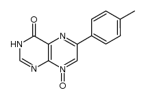 6-(p-methylphenyl)-4(3H)-pteridinone 8-oxide Structure