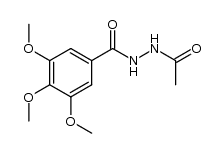 N'-acetyl-3,4,5-trimethoxybenzohydrazide结构式