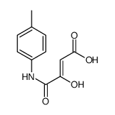 3-hydroxy-4-(4-methylanilino)-4-oxobut-2-enoic acid结构式