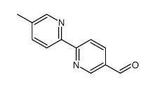 6-(5-methylpyridin-2-yl)pyridine-3-carbaldehyde Structure