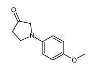 1-(4-methoxyphenyl)pyrrolidin-3-one结构式