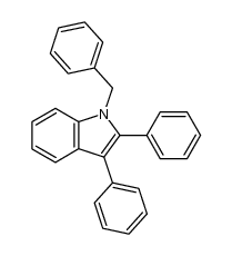 1‐benzyl‐2,3‐diphenyl‐1H‐indole Structure