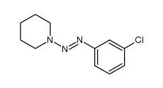 1-(3-chlorophenyl)azopiperidine Structure