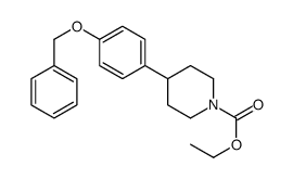 Ethyl 4-[4-(benzyloxy)phenyl]-1-piperidinecarboxylate Structure