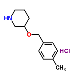3-[(4-Methylbenzyl)oxy]piperidine hydrochloride结构式