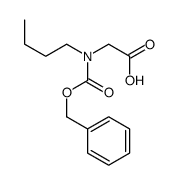 2-[butyl(phenylmethoxycarbonyl)amino]acetic acid结构式