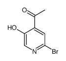 1-(2-bromo-5-hydroxypyridin-4-yl)ethanone Structure