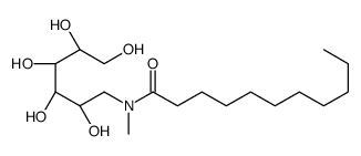 D-Glucitol, 1-deoxy-1-(methyl(1-oxoundecyl)amino)-结构式