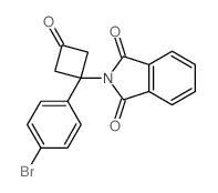 2-(1-(4-BROMOPHENYL)-3-OXOCYCLOBUTYL)ISOINDOLINE-1,3-DIONE picture