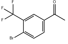 4'-Bromo-3'-(trifluoromethyl)acetophenone structure