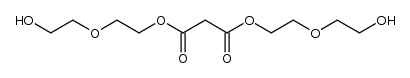 bis(2-(2-hydroxyethoxy)ethyl) malonate Structure