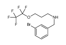 N-(3-Bromobenzyl)-3-(pentafluoroethoxy)-1-propanamine结构式