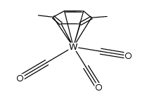 (η6-xylene)tricarbonyltungsten结构式