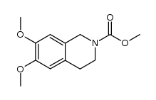 N-(methoxycarbonyl)-6,7-dimethyloxy-1,2,3,4-tetrahydroisoquinoline Structure