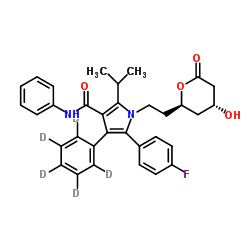 Atorvastatin lactone D5结构式