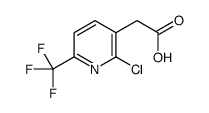 2-(2-CHLORO-6-(TRIFLUOROMETHYL)PYRIDIN-3-YL)ACETIC ACID structure