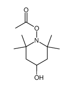 1-N-acetyloxy-4-hydroxy-2,2,6,6-tetramethylpiperidine结构式