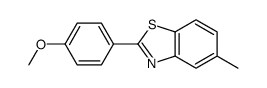 2-(4-METHOXYPHENYL)-5-METHYLBENZO[D]THIAZOLE Structure