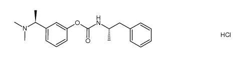 3-((S)-1-(dimethylamino)ethyl)phenyl ((S)-1-phenylpropan-2-yl)carbamate hydrochloride结构式