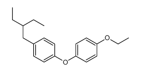 1-ethoxy-4-[4-(2-ethylbutyl)phenoxy]benzene结构式
