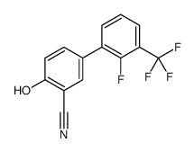 5-[2-fluoro-3-(trifluoromethyl)phenyl]-2-hydroxybenzonitrile结构式