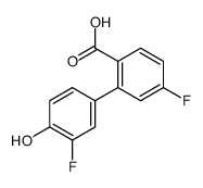 4-fluoro-2-(3-fluoro-4-hydroxyphenyl)benzoic acid Structure