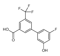 3-(3-fluoro-5-hydroxyphenyl)-5-(trifluoromethyl)benzoic acid Structure