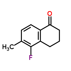 5-Fluoro-6-methyl-3,4-dihydro-1(2H)-naphthalenone Structure