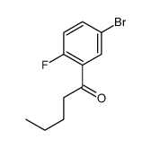 1-(5-Bromo-2-fluorophenyl)pentan-1-one Structure
