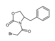 (4S)-4-benzyl-3-(2-bromoacetyl)-1,3-oxazolidin-2-one Structure