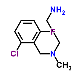 N-(2-Chloro-6-fluorobenzyl)-N-methyl-1,2-ethanediamine结构式
