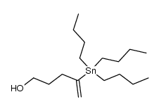 5-hydroxy-2-tri-n-butylstannyl-1-pentene Structure