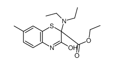 ethyl 2-(diethylamino)-7-methyl-3-oxo-4H-1,4-benzothiazine-2-carboxylate Structure