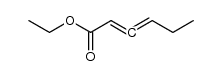 ethyl γ-ethylallenoate结构式