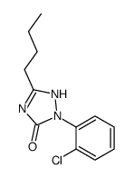 5-butyl-2-(2-chlorophenyl)-1H-1,2,4-triazol-3-one Structure