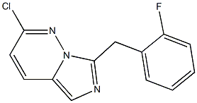 2-chloro-7-(2-fluorobenzyl)imidazo[1,5-b]pyridazine结构式