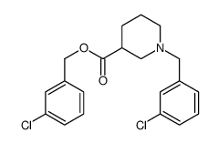 1-(3-Chloro-benzyl)-piperidine-3-carboxylic acid 3-chloro-benzyl ester结构式