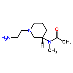 N-[(3S)-1-(2-Aminoethyl)-3-piperidinyl]-N-methylacetamide结构式