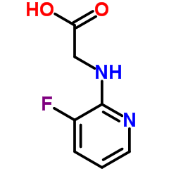 N-(3-Fluoro-2-pyridinyl)glycine结构式