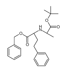 N-[1-(S)-Benzyloxycarbonyl-3-phenylpropyl]-D-alanine tert-Butyl Ester结构式