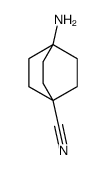 4-Aminobicyclo[2.2.2]octane-1-carbonitrile Structure