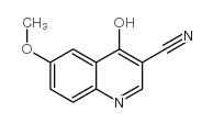 4-Hydroxy-6-methoxyquinoline-3-carbonitrile Structure