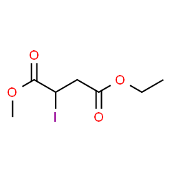Butanedioic acid, iodo-, 4-ethyl 1-methyl ester (9CI)结构式