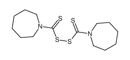 azepane-1-carbothioylsulfanyl azepane-1-carbodithioate Structure