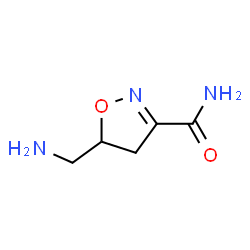 3-Isoxazolecarboxamide,5-(aminomethyl)-4,5-dihydro-(9CI)结构式
