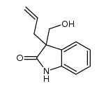 3-allyl-3-(hydroxymethyl)indolin-2-one Structure